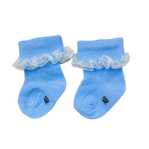 Fluorescent Blue Socks